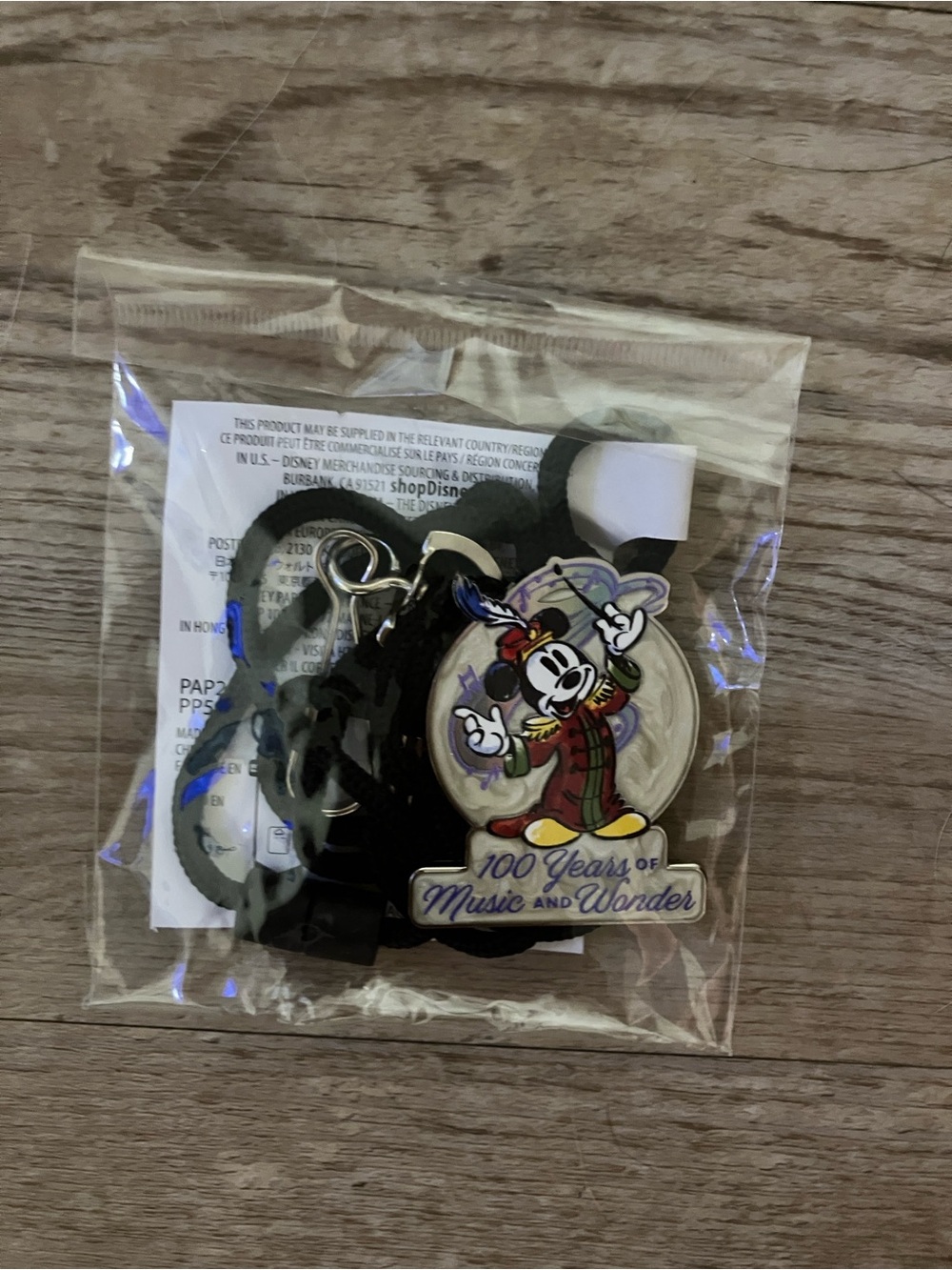 100 years of music and wonder cast member exclusive lanyard